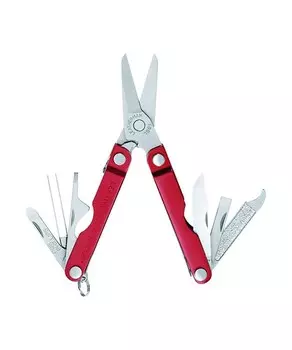 Мультитул ножницы 10 в 1, красный, LEATHERMAN MICRA (64330181N)