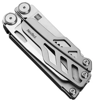 Мультитул пассатижи 15 в 1, чехол, серебристый, Xiaomi Huo Hou NexTool Multi-Function Knife (HU0040)