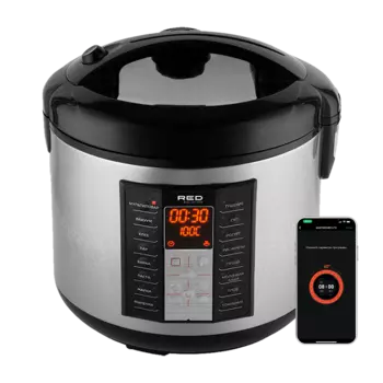 Мультиварка RED SOLUTION SkyCooker RMC-M40S 5 л, 700 Вт, серебристый/черный (RMC-M40S)