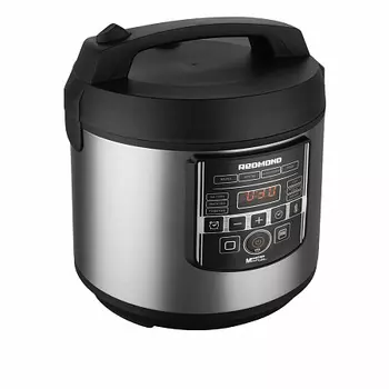 Мультиварка Redmond RMC-M38 5л, 860 Вт, черный/серебристый (RMC-M38)