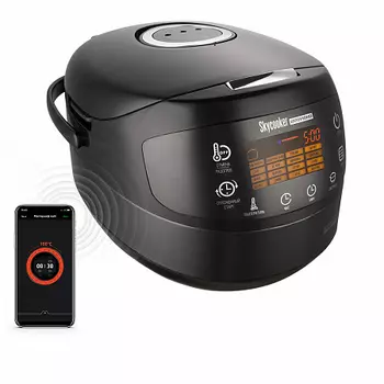 Мультиварка Redmond RMC-M903S 5л, 1000 Вт, черный/серебристый (RMC-M903S)