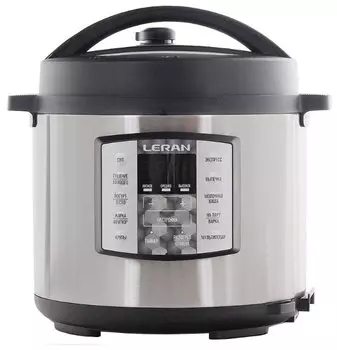Мультиварка-скороварка Leran MCR 5064 PR 6 л, 1 кВт, черный/стальной (MCR 5064)