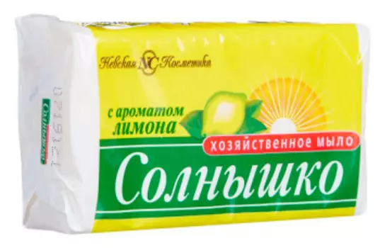 Мыло НЕВСКАЯ КОСМЕТИКА Солнышко , хозяйственное, 140г, 1шт. (1200898)
