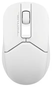 Мышь беспроводная A4Tech Fstyler FB12S, 1200dpi, оптическая светодиодная, Bluetooth/USB, белый (FB12S USB WHITE)