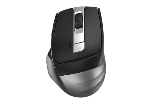 Мышь беспроводная A4Tech Fstyler FB35CS, 2400dpi, оптическая светодиодная, USB, серый/черный (FB35CS USB SMOKY GREY)