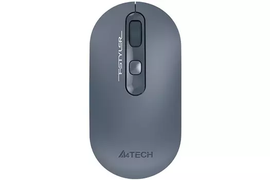 Мышь беспроводная A4Tech Fstyler FG20, 2000dpi, оптическая светодиодная, USB, пепельный/синий (FG20 ASH BLUE)