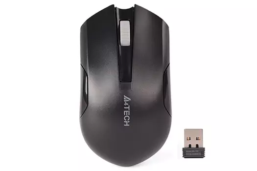 Мышь беспроводная A4Tech G3-200NS, 1000dpi, оптическая светодиодная, USB, черный