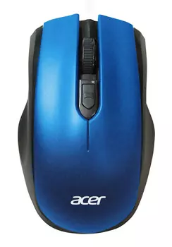 Мышь беспроводная ACER OMR031, 1600dpi, оптическая светодиодная, USB, черный/синий (ZL.MCEEE.008)