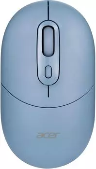 Мышь беспроводная ACER OMR301, 1600dpi, оптическая светодиодная, Bluetooth/Радиоканал/USB, синий (ZL.MCECC.01S)