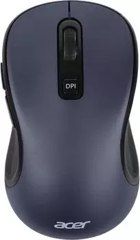 Мышь беспроводная ACER OMR306, 1600dpi, оптическая светодиодная, USB/Радиоканал, черный/серый (ZL.MCECC.021)