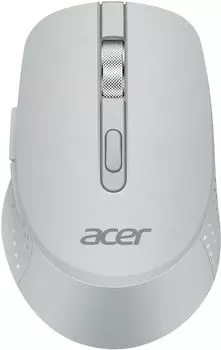Мышь беспроводная ACER OMR310, 1600dpi, оптическая светодиодная, Bluetooth/Радиоканал, светло-серый (ZL.MCECC.033)