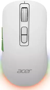 Мышь беспроводная ACER OMR311, 2400dpi, оптическая светодиодная, Bluetooth/Радиоканал, белый (ZL.MCECC.034)