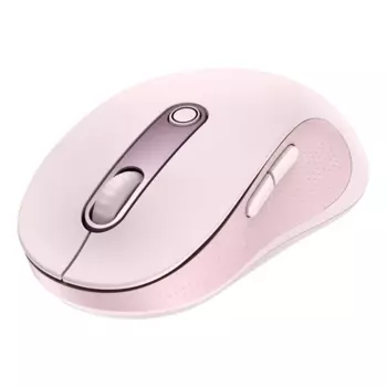 Мышь беспроводная Baseus F02 Ergonomic, 4000dpi, оптическая светодиодная, Bluetooth/Радиоканал, розовый (B01055505411-01)