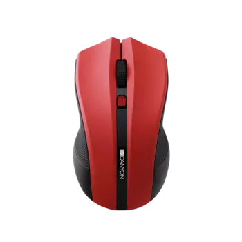 Мышь беспроводная Canyon MW-5, 1600dpi, оптическая светодиодная, USB, красный (CNE-CMSW05R)