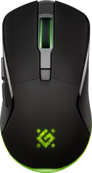 Мышь беспроводная Defender DEMON GM-534 , 3600dpi, оптическая светодиодная, USB/Радиоканал, черный (52534)