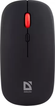 Мышь беспроводная Defender Vitrual MB-635, 1600dpi, оптическая светодиодная, Bluetooth/Радиоканал, черный (52635)