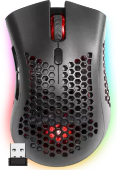 Мышь беспроводная Defender Warlock GM-709L, 2400dpi, оптическая светодиодная, USB, черный (52709)