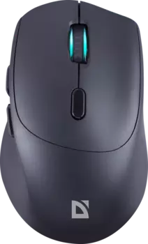 Мышь беспроводная Defender X MS-095 , 1600dpi, оптическая светодиодная, USB/Радиоканал, черный (52095)