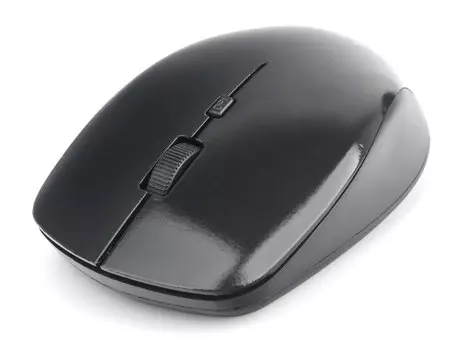 Мышь беспроводная Gembird MUSW-250, 1600dpi, оптическая светодиодная, USB, черный (MUSW-250)