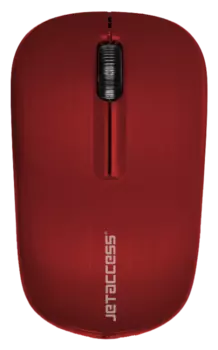 Мышь беспроводная Jet.A OM-U51G, 1200dpi, оптическая лазерная, Wireless, USB, красный (OM-U51G)