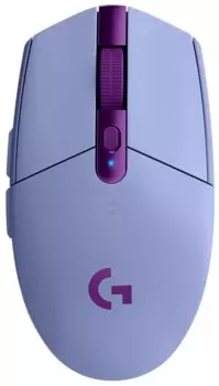 Мышь беспроводная Logitech G304 LIGHTSPEED, 12000dpi, оптическая светодиодная, USB, сиреневый (910-006026)