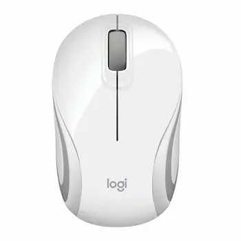 Мышь беспроводная Logitech M187, 1000dpi, оптическая светодиодная, Wireless, USB, белый (910-002735/910-002740)