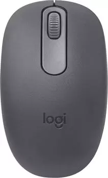 Мышь беспроводная Logitech M196, 1000dpi, оптическая светодиодная, Bluetooth/USB, графит (910-007315)