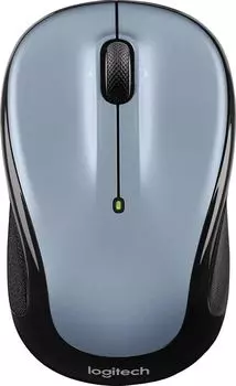 Мышь беспроводная Logitech M325s, 1000dpi, оптическая светодиодная, Bluetooth/Радиоканал, серый/черный (910-006813)