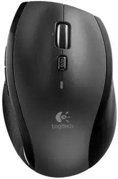 Мышь беспроводная Logitech Marathon M705, 1000dpi, оптическая лазерная, USB/Радиоканал, черный/серый (910-001964)