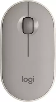 Мышь беспроводная Logitech Pebble M350, 1000dpi, оптическая светодиодная, Bluetooth/USB, серый (910-006653)