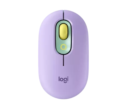Мышь беспроводная Logitech POP Mouse, 4000dpi, оптическая светодиодная, Bluetooth, фиолетовый (910-006547)