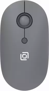 Мышь беспроводная Oklick 408MW, 1600dpi, оптическая светодиодная, USB/Радиоканал, графит (2007533)