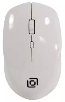 Мышь беспроводная Oklick 565MW glossy, 1600dpi, оптическая светодиодная, Wireless, USB, белый (1103666)