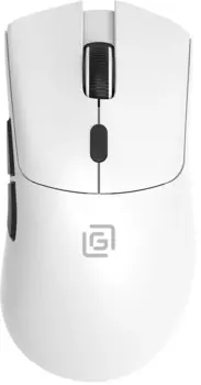 Мышь беспроводная Oklick 801GW, 10000dpi, оптическая светодиодная, Bluetooth/Радиоканал, белый (2028992)