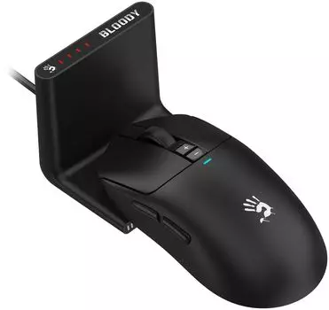Мышь беспроводная/проводная A4Tech Bloody R72 Ultra Duo, 20000dpi, оптическая светодиодная, USB/Радиоканал, черный (R72 ULTRA DUO)