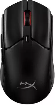 Мышь беспроводная/проводная HyperX Pulsefire Haste 2 Mini, 26000dpi, оптическая светодиодная, Bluetooth/Радиоканал/USB, черный (7D388AA)