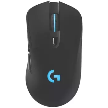 Мышь беспроводная/проводная Logitech G703, 25600dpi, оптическая светодиодная, USB/Радиоканал, черный (910-005644)