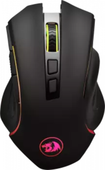 Мышь беспроводная/проводная Redragon Griffin, 7200dpi, оптическая светодиодная, USB/Радиоканал, черный (78069)