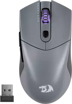 Мышь беспроводная/проводная Redragon ST4R Pro, 26000dpi, оптическая светодиодная, Bluetooth/USB, черный (72323)