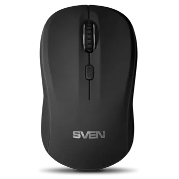 Мышь беспроводная Sven RX-230W, 1600dpi, оптическая светодиодная, USB, черный (SV-017835)