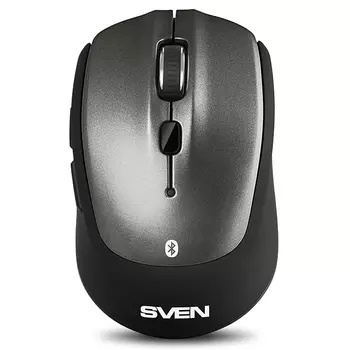Мышь беспроводная Sven RX-585SW, 1600dpi, оптическая светодиодная, Wireless, Bluetooth / USB, серый (SV-017965)