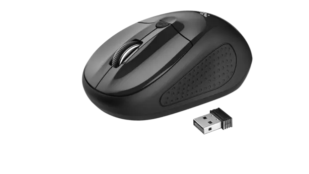 Мышь беспроводная Trust Primo, 1600dpi, оптическая светодиодная, Wireless, USB, черный (20322)