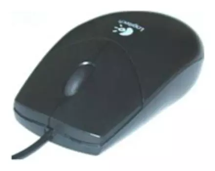Мышь проводная Logitech M-SBF69, 800dpi, оптическая светодиодная, USB, черный (910-006392)