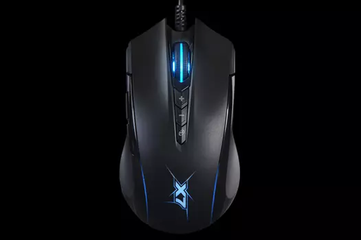 Мышь проводная A4Tech X89, 2400dpi, оптическая светодиодная, USB, черный