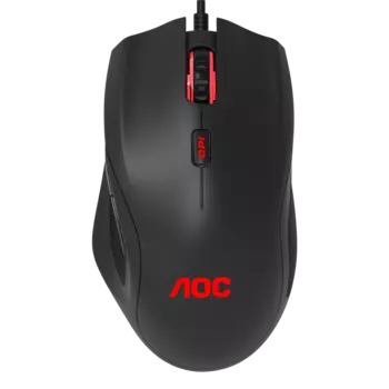 Мышь проводная AOC GM200 , 16000dpi, оптическая светодиодная, USB, черный (GM200DREE)