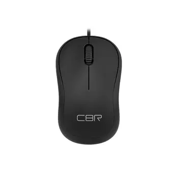 Мышь проводная CBR CM 106, 1600dpi, оптическая светодиодная, USB, черный (CM 106 Black)