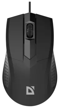 Мышь проводная Defender Optimum MB-270 PRO, 1200dpi, оптическая светодиодная, USB, черный (52271)