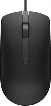 Мышь проводная Dell MS116, 1000dpi, оптическая светодиодная, USB, черный (570-AAJD)