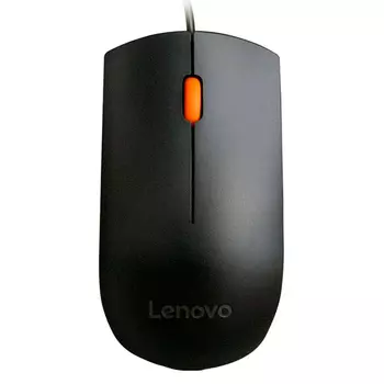 Мышь проводная Lenovo Consumer 300, 1600dpi, оптическая светодиодная, USB, черный (GX30M39704)