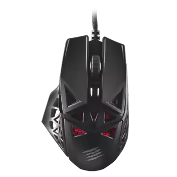 Мышь проводная Mad Catz M.O.J.O. M1, 12000dpi, оптическая светодиодная, USB, черный (MM04DCINBL000-0)